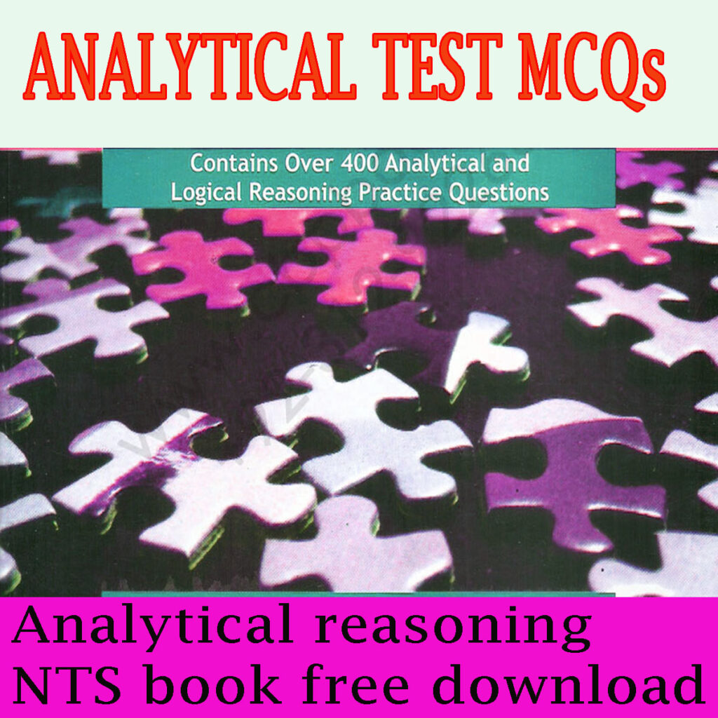 Analytical reasoning NTS book free download 1 Analytical reasoning NTS book free download 2022