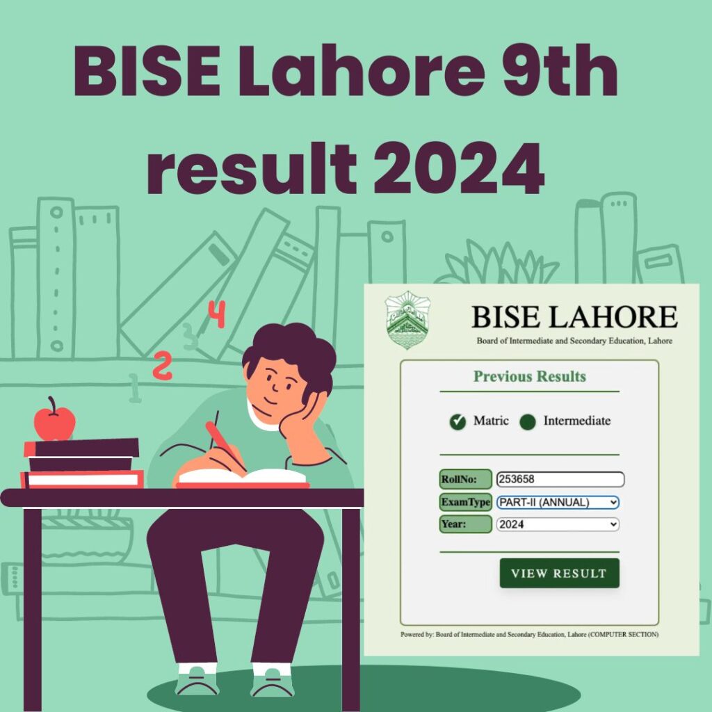 BISE Lahore 9th result 2025 1 BISE Lahore 9th result 2025