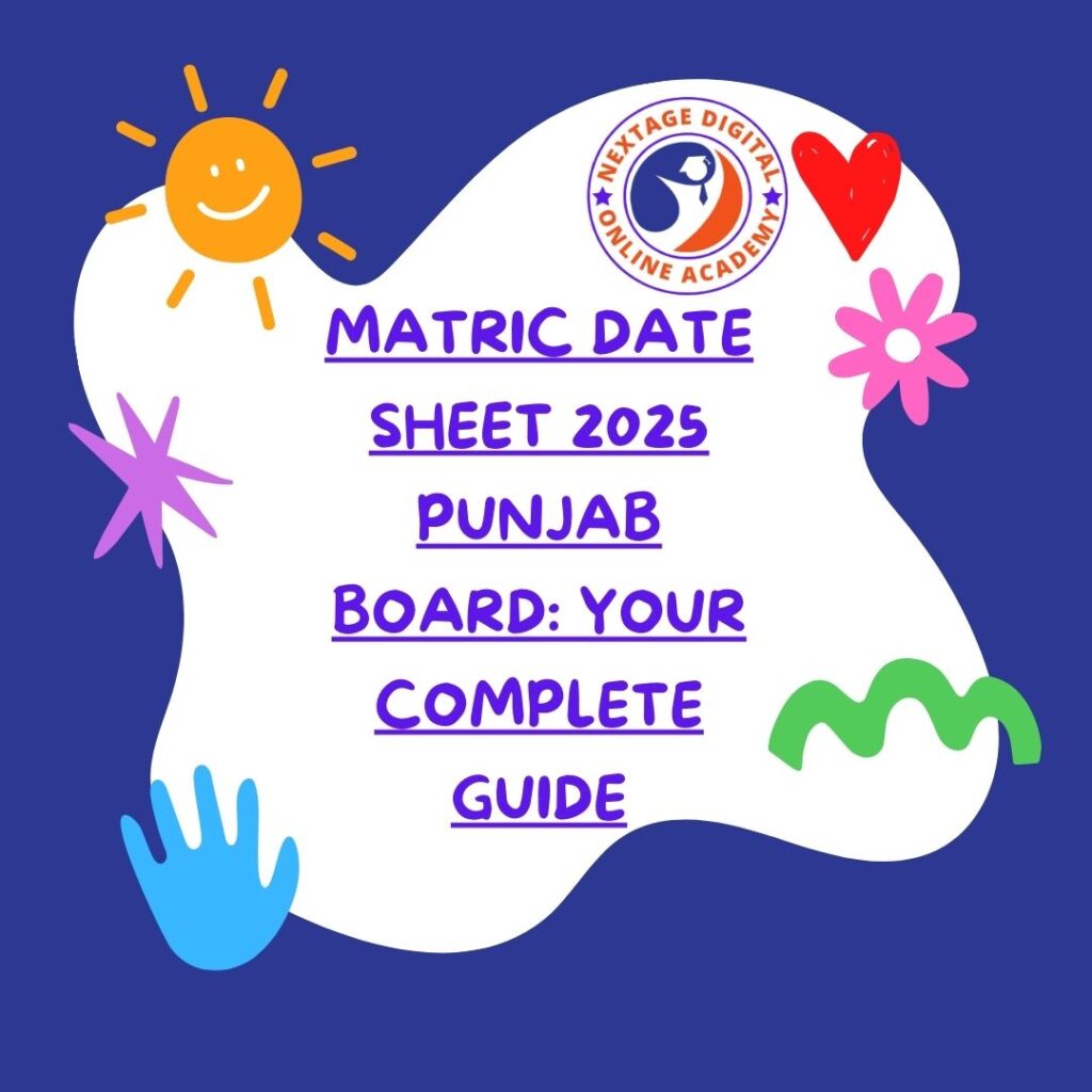 Matric Date Sheet 2025 Punjab Board: Your Complete Guide