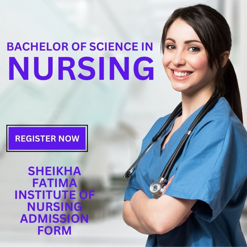 Sheikha Fatima Institute of Nursing Admission form 2025