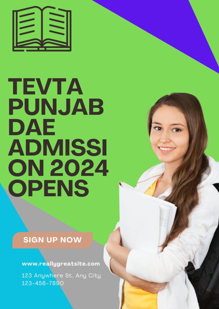 TEVTA Punjab DAE Admission 2025 Opens