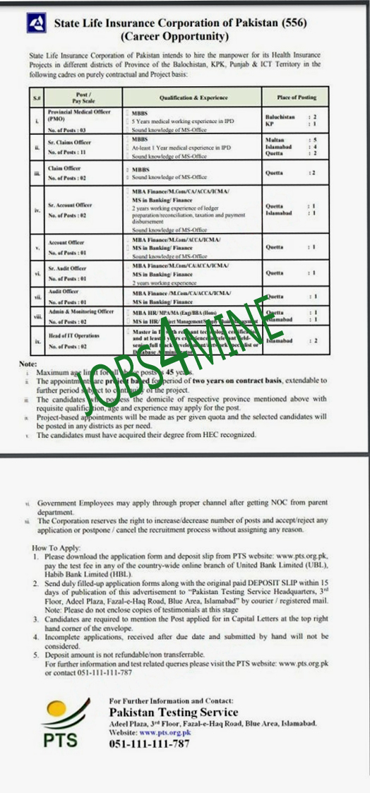 State Life Insurance Corporation of Pakistan Jobs in Islamabad July 2024 1 State Life Insurance Corporation of Pakistan Jobs in Islamabad July 2024