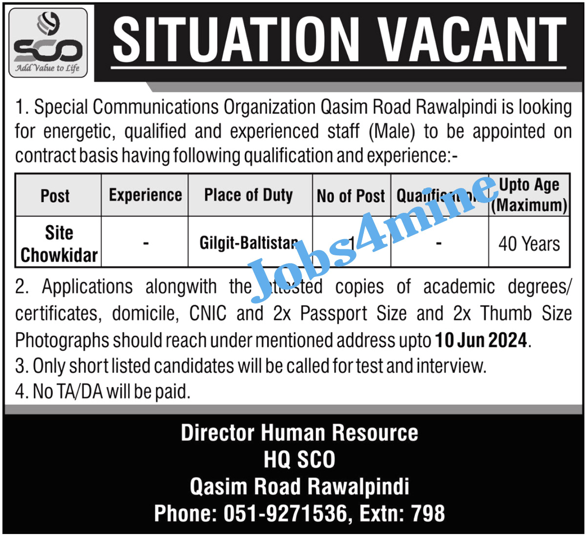 SCO Jobs 2024 – Special Communication Organization Jobs 1 SCO Jobs 2024 – Special Communication Organization Jobs